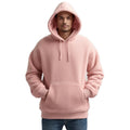 Oversized Pink Hoodie Unisex, Cozy Soft Fleece Pullover Sweatshirt