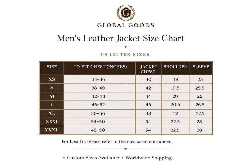 Men’s Brown Biker Coat | Handmade Quilted Motorcycle Style | Genuine Leather