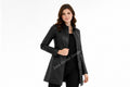 Women Genuine Leather Trench Coat Handmade Long Jacket For  Multi Color