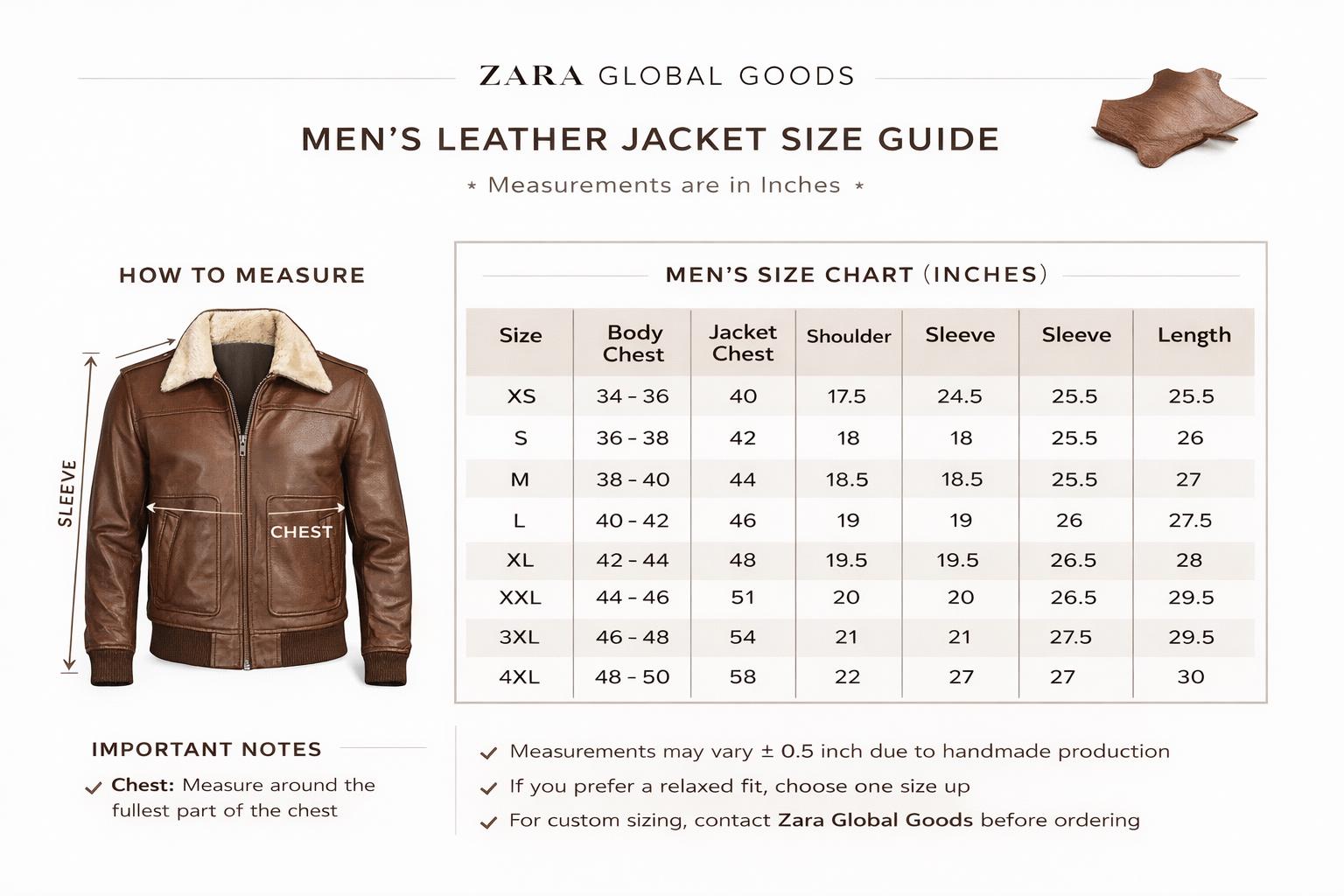 Men’s Brown Aviator Leather Jacket with Shearling Collar – Handmade Winter Bomber Coat, Genuine Cowhide, Classic Pilot Style Gift